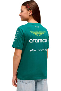 Puma camiseta manga corta niño AMF1 Replica Tee Kid vista trasera