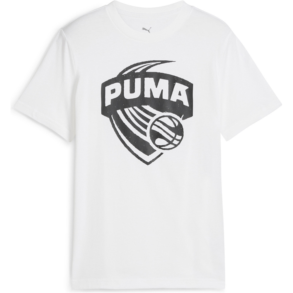 Puma camiseta manga corta niño BASKETBALL Posterize Tee I B vista detalle