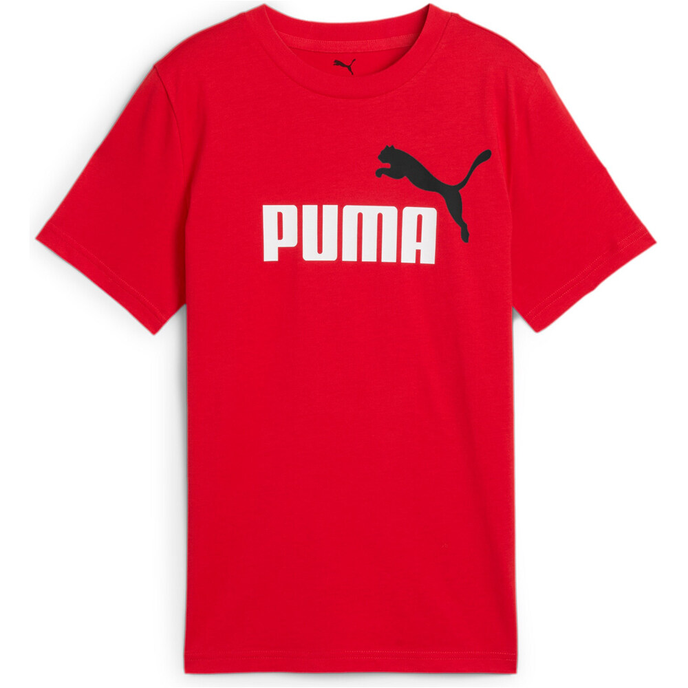 Puma camiseta manga corta niño ESS 2 COLOR No.1 Logo Tee B vista frontal