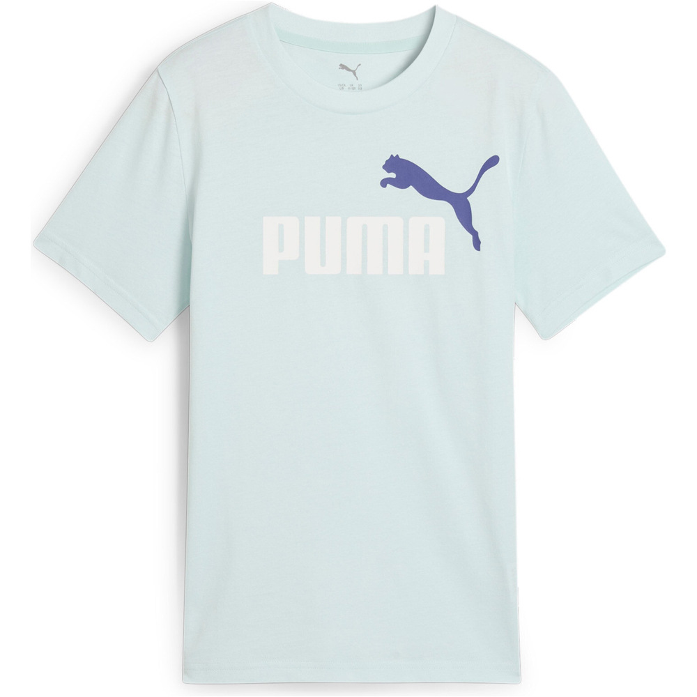 Puma camiseta manga corta niño ESS 2 COLOR No.1 Logo Tee B vista frontal