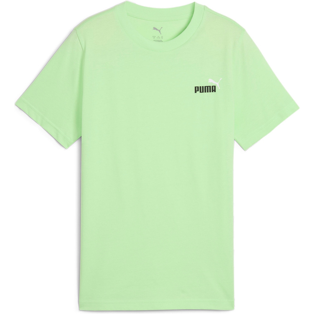 Puma camiseta manga corta niño ESS 2 COLOR Small No. 1 Logo Tee B vista frontal