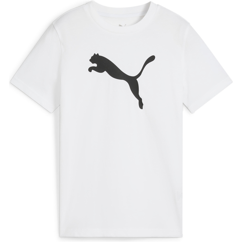 Puma camiseta manga corta niño ESS Cat Logo Tee B vista frontal