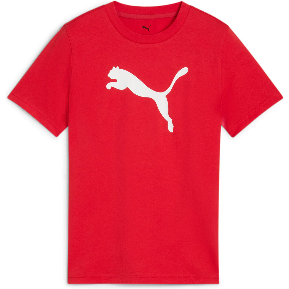 Puma camiseta manga corta niño ESS Cat Logo Tee B vista frontal