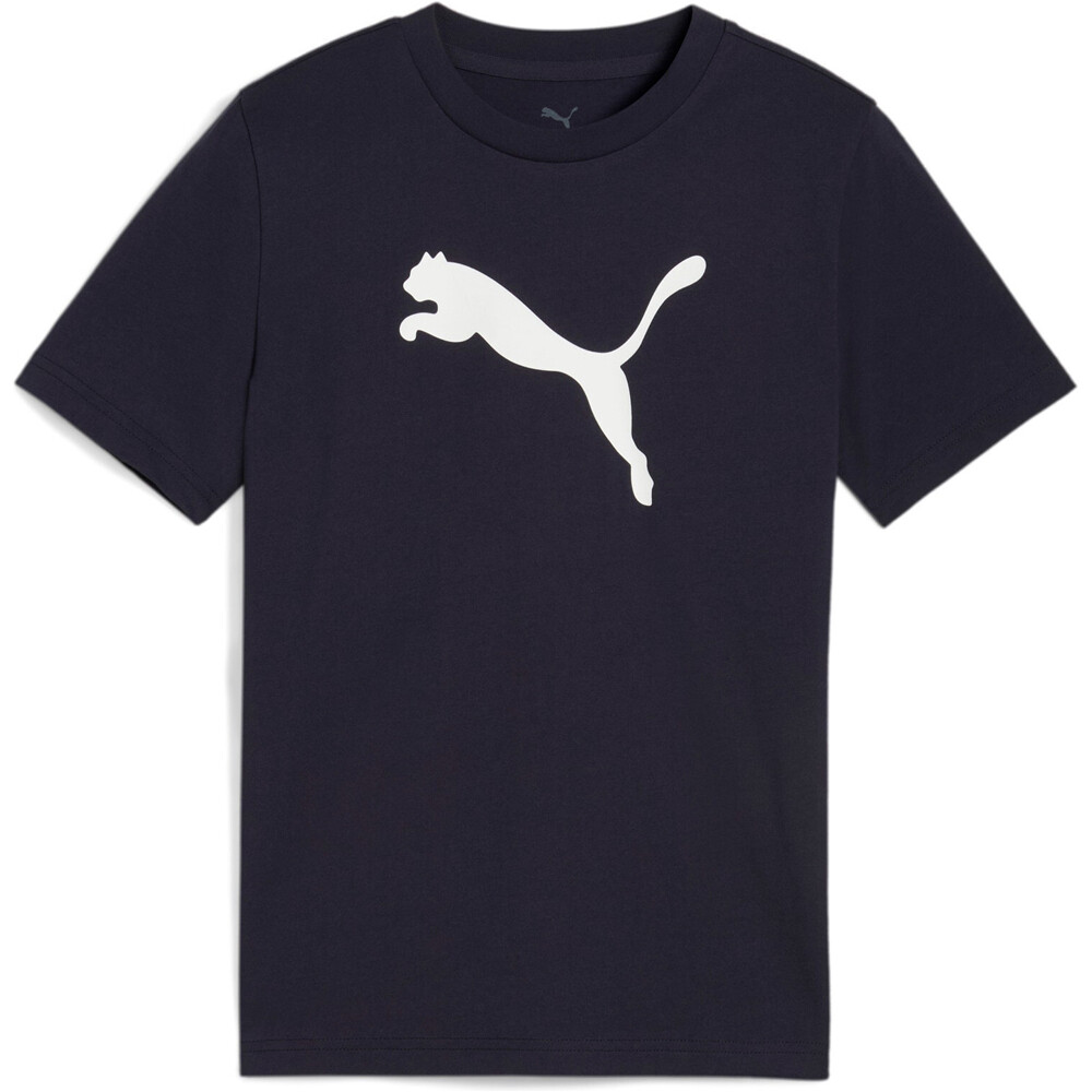 Puma camiseta manga corta niño ESS Cat Logo Tee B vista frontal