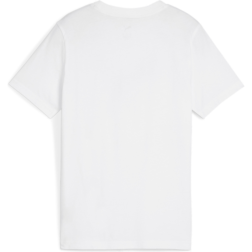 Puma camiseta manga corta niño ESS Cat Logo Tee B vista trasera