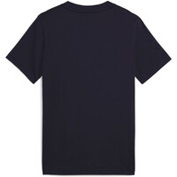 Puma camiseta manga corta niño ESS Cat Logo Tee B vista trasera