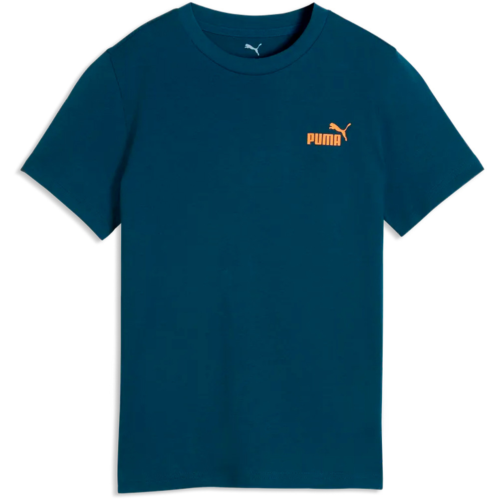 Puma camiseta manga corta niño ESS LOGO LAB Brand B vista frontal