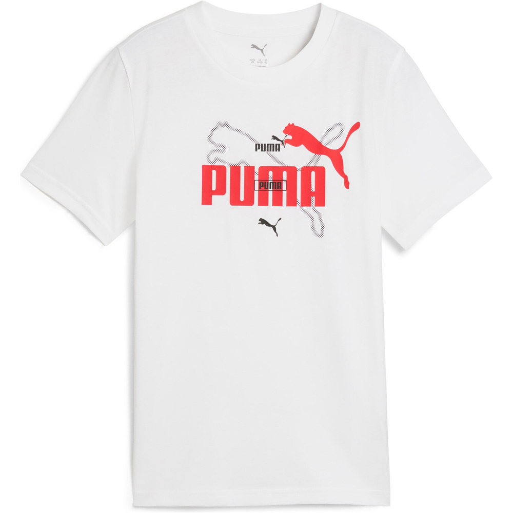 Puma camiseta manga corta niño ESS LOGO LAB Summer Tee B vista detalle