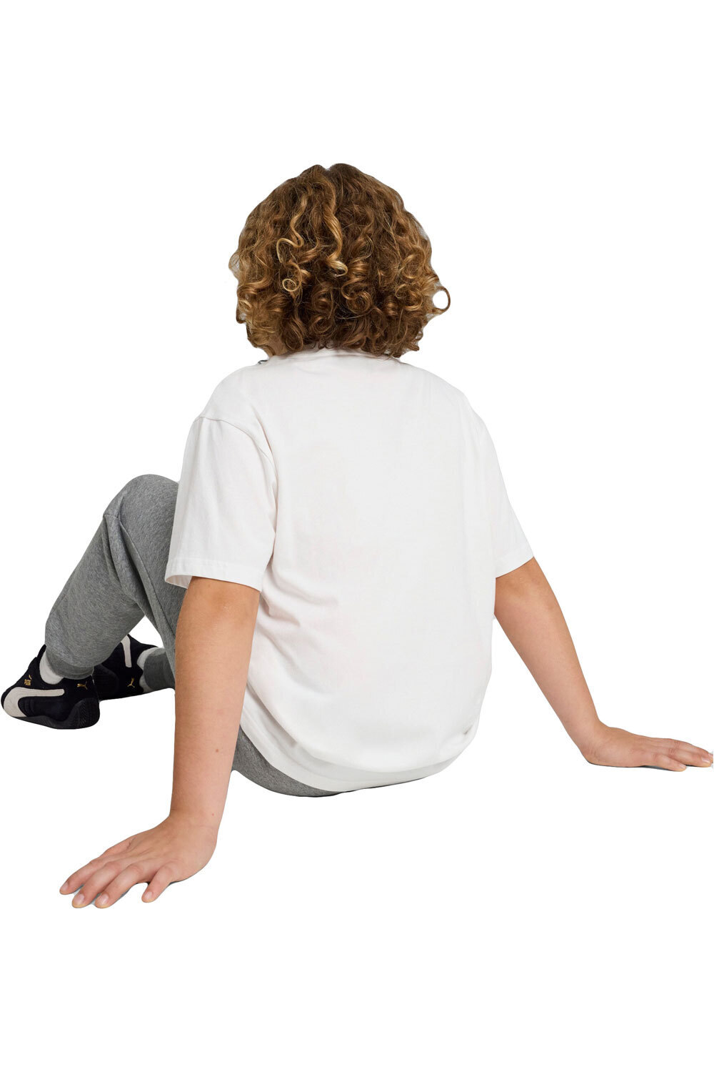 Puma camiseta manga corta niño ESS Small No. 1 Logo Relaxed Tee B vista trasera