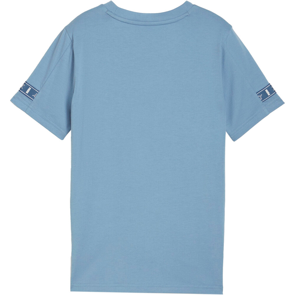 Puma camiseta manga corta niño ESS TAPE Layout Tee vista trasera