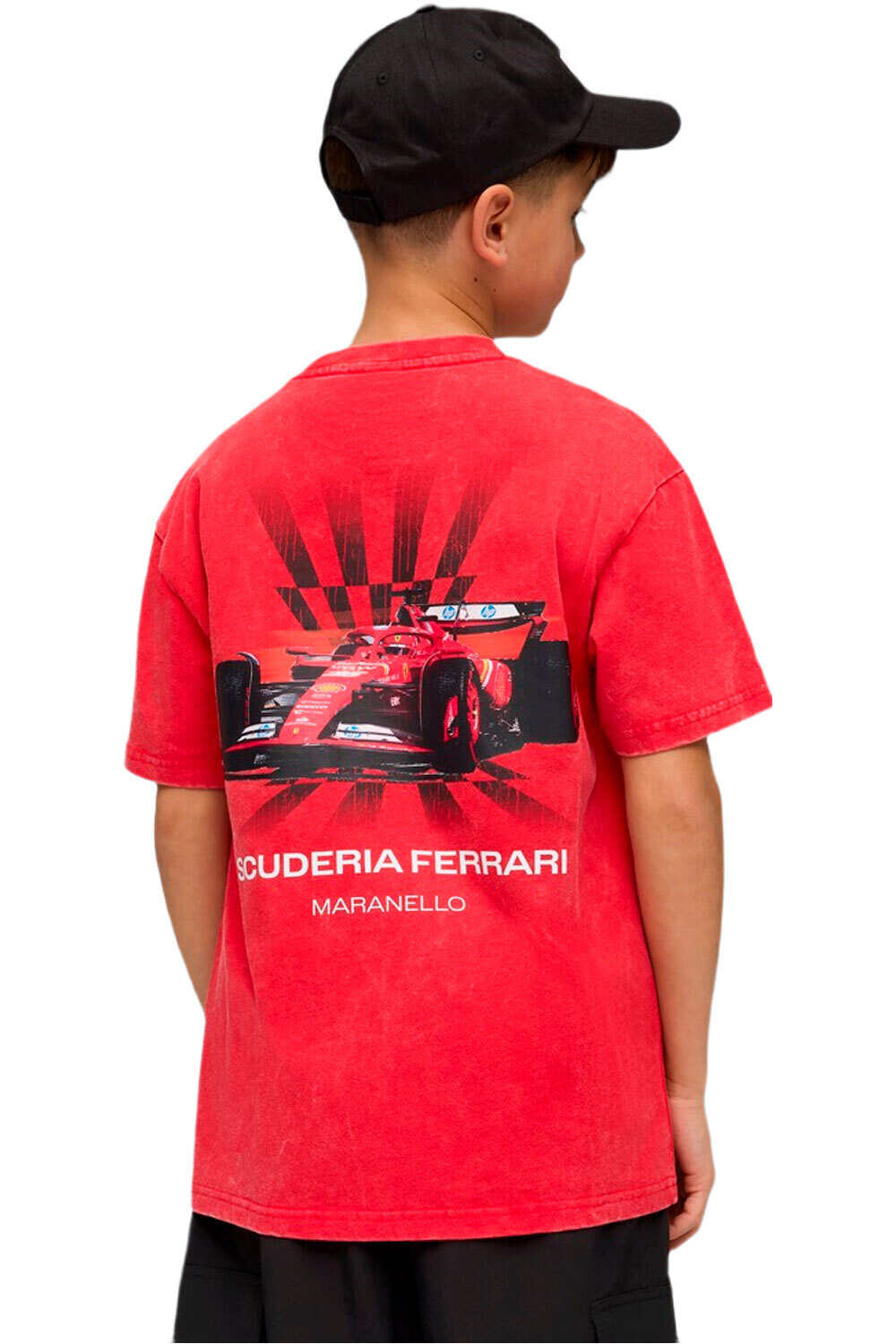 Puma camiseta manga corta niño Ferrari Kids Car Gra vista trasera