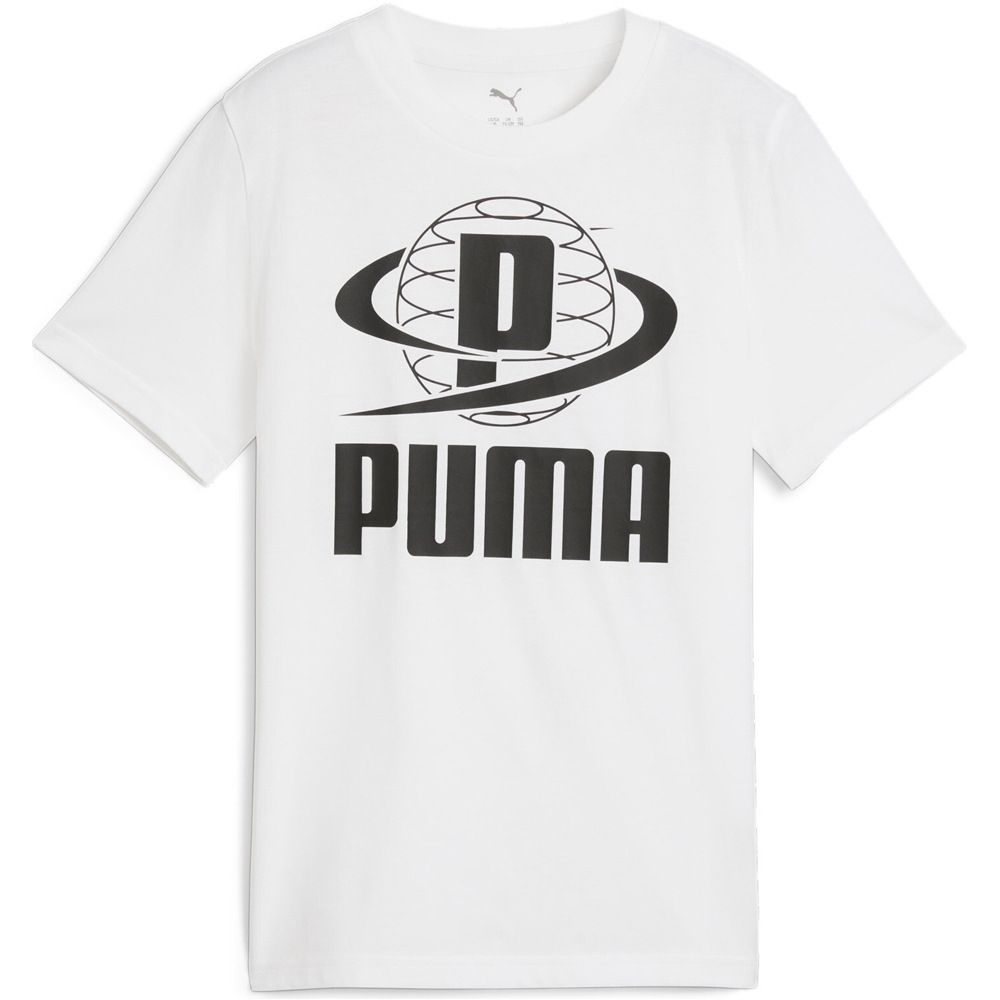 Puma camiseta manga corta niño GRAPHICS Tee II B vista frontal