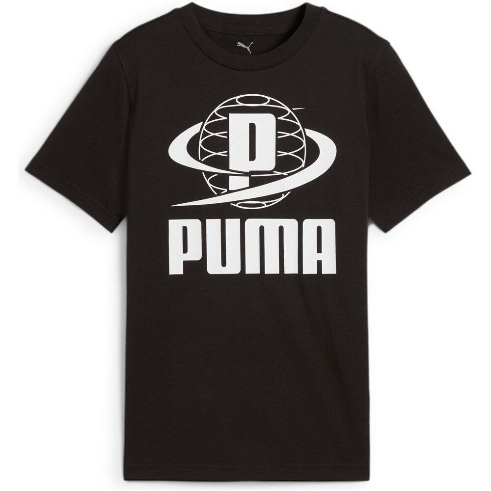 Puma camiseta manga corta niño GRAPHICS Tee II B vista frontal
