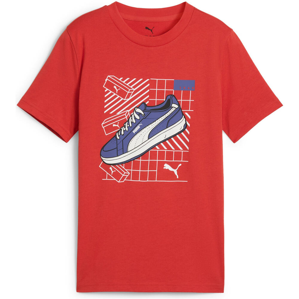 Puma camiseta manga corta niño GRAPHICS Tee IV B vista detalle
