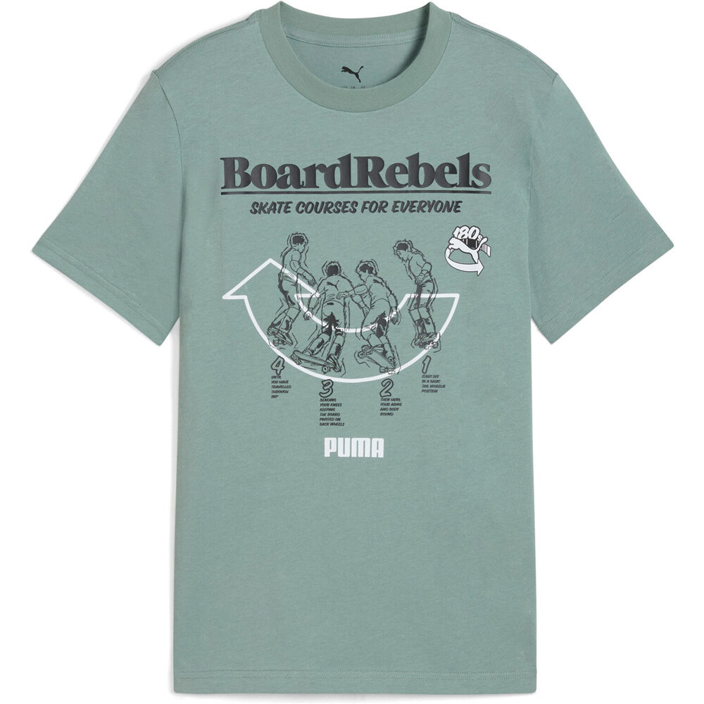 Puma camiseta manga corta niño MID90S Graphic Tee I B vista detalle