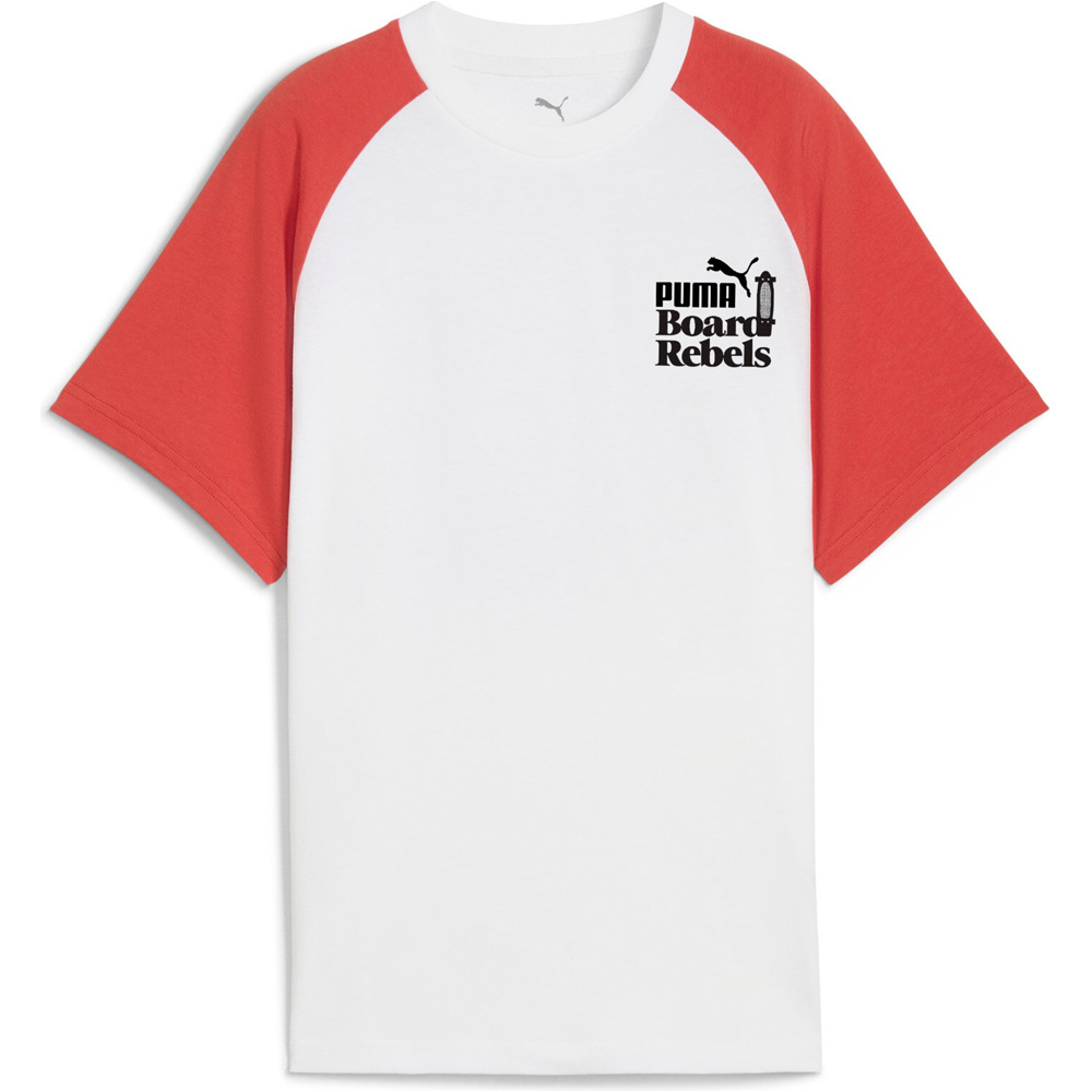 Puma camiseta manga corta niño MID90S Graphic Tee II B vista detalle