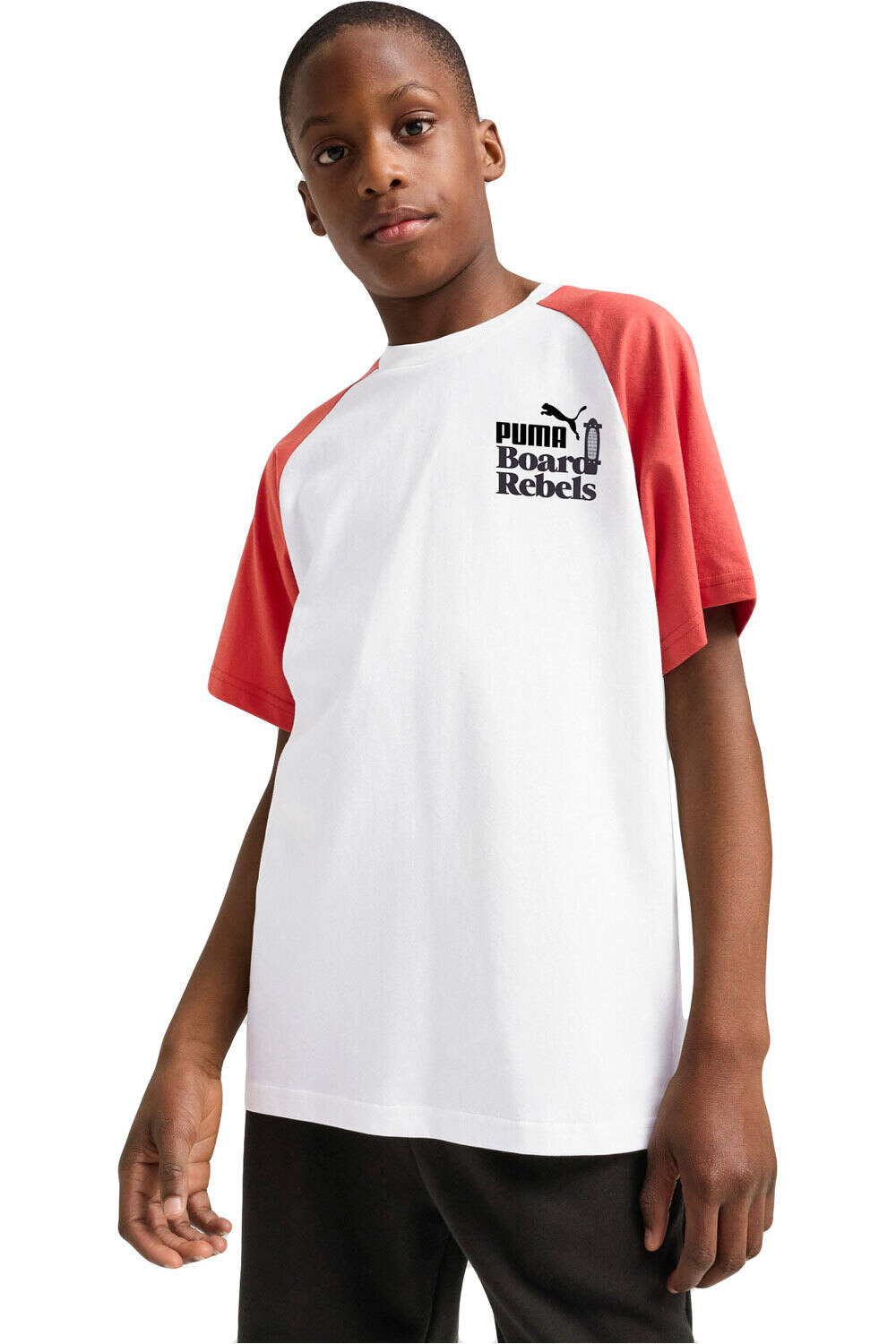 Puma camiseta manga corta niño MID90S Graphic Tee II B vista frontal