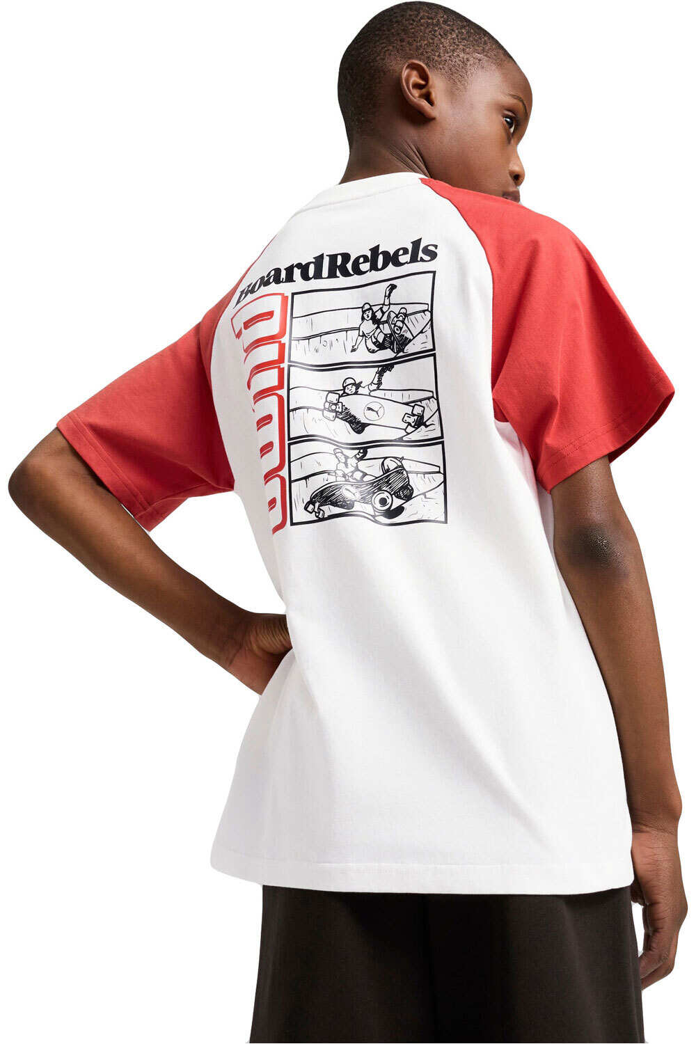 Puma camiseta manga corta niño MID90S Graphic Tee II B vista trasera