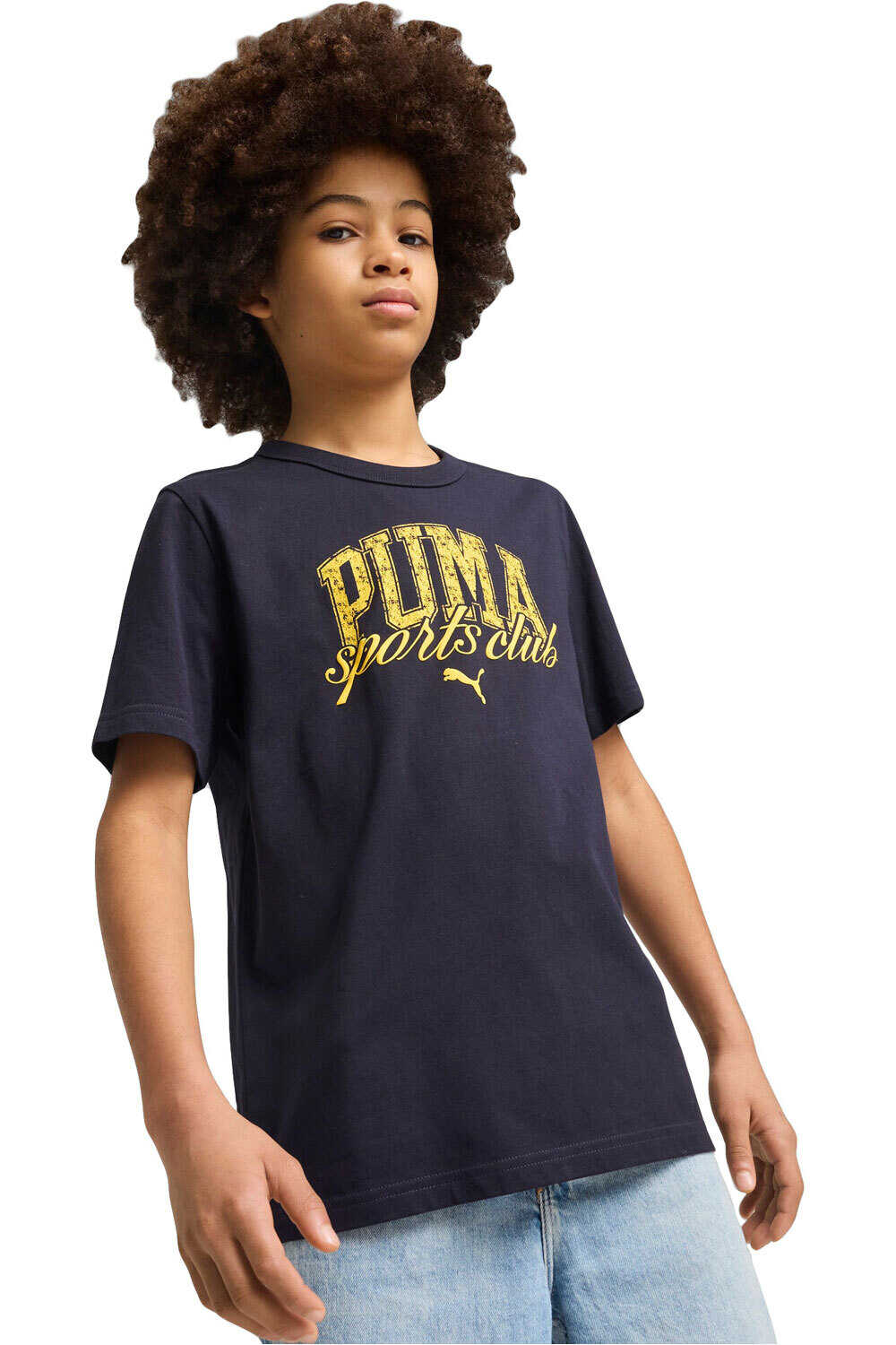 Puma camiseta manga corta niño PUMA CLASS Graphic Tee B vista frontal