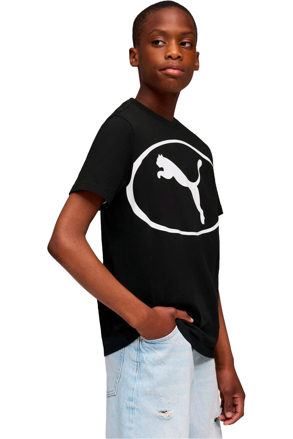 Puma camiseta manga corta niño SPORT Better Gr vista frontal