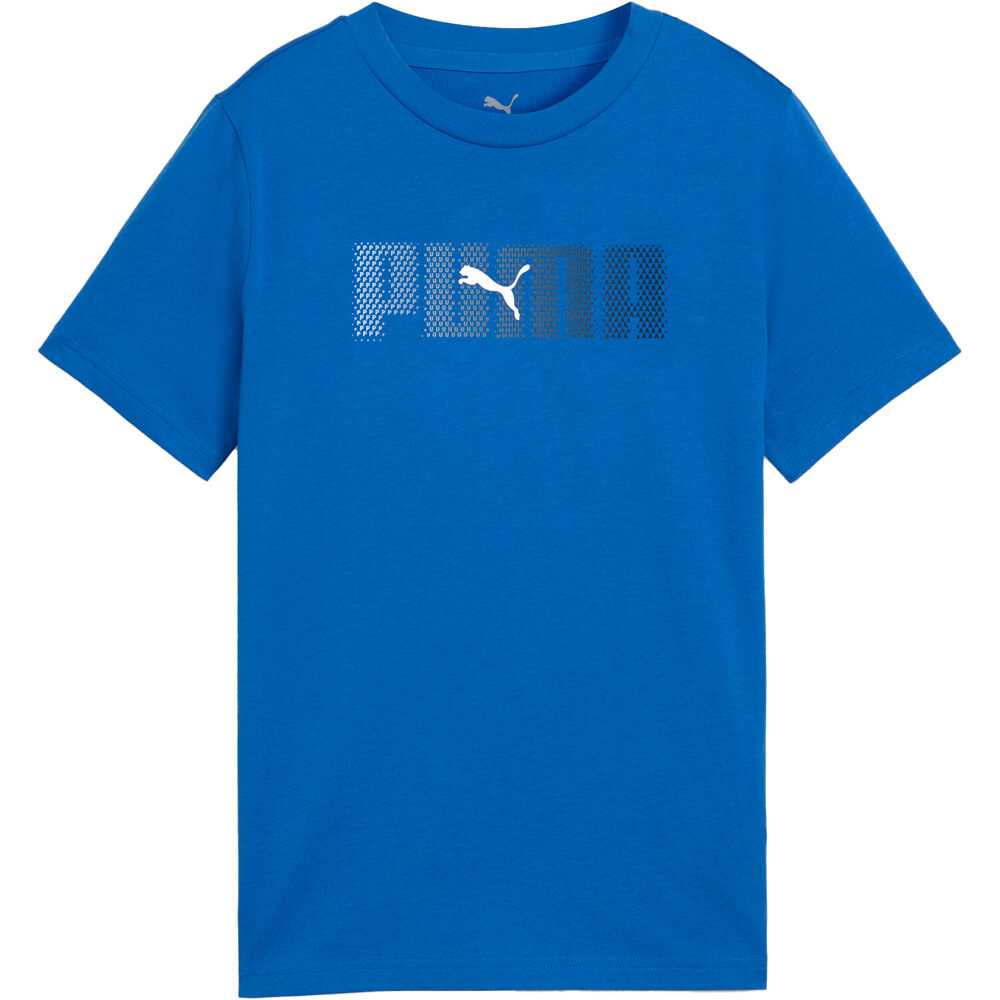 Puma camiseta manga corta niño X_ESS LOGO LAB Tee B vista frontal