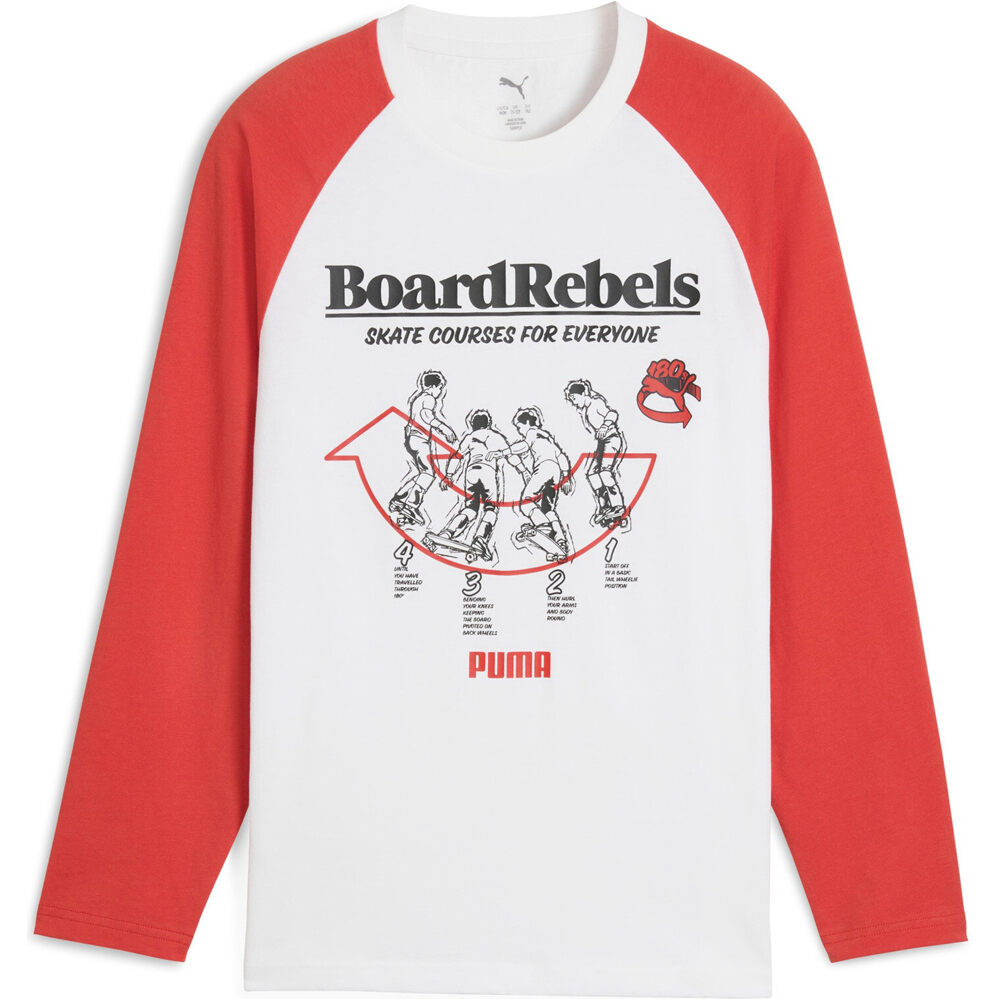 Puma camiseta manga larga niño MID90S Longsleeve Tee B vista detalle