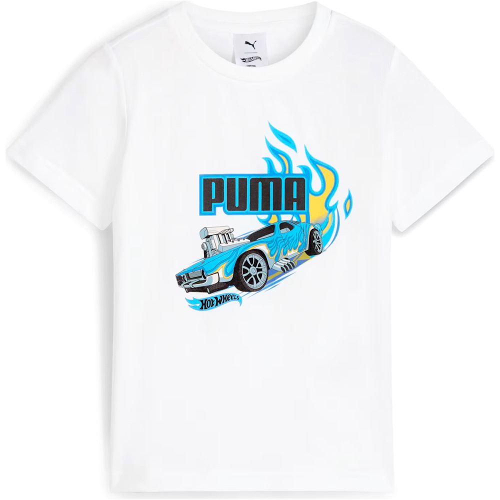 Puma camiseta manga larga niño PUMA X HOT WHEELS Graphic Tee vista detalle