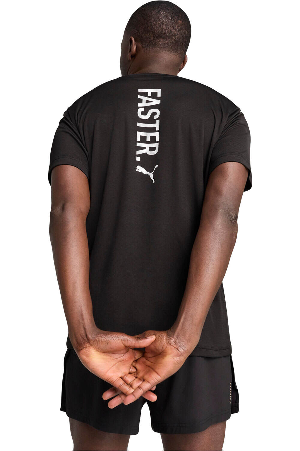 Puma camiseta técnica manga corta hombre GRAPHICS RUNNING FAS vista trasera
