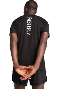 Puma camiseta técnica manga corta hombre GRAPHICS RUNNING FAS vista trasera