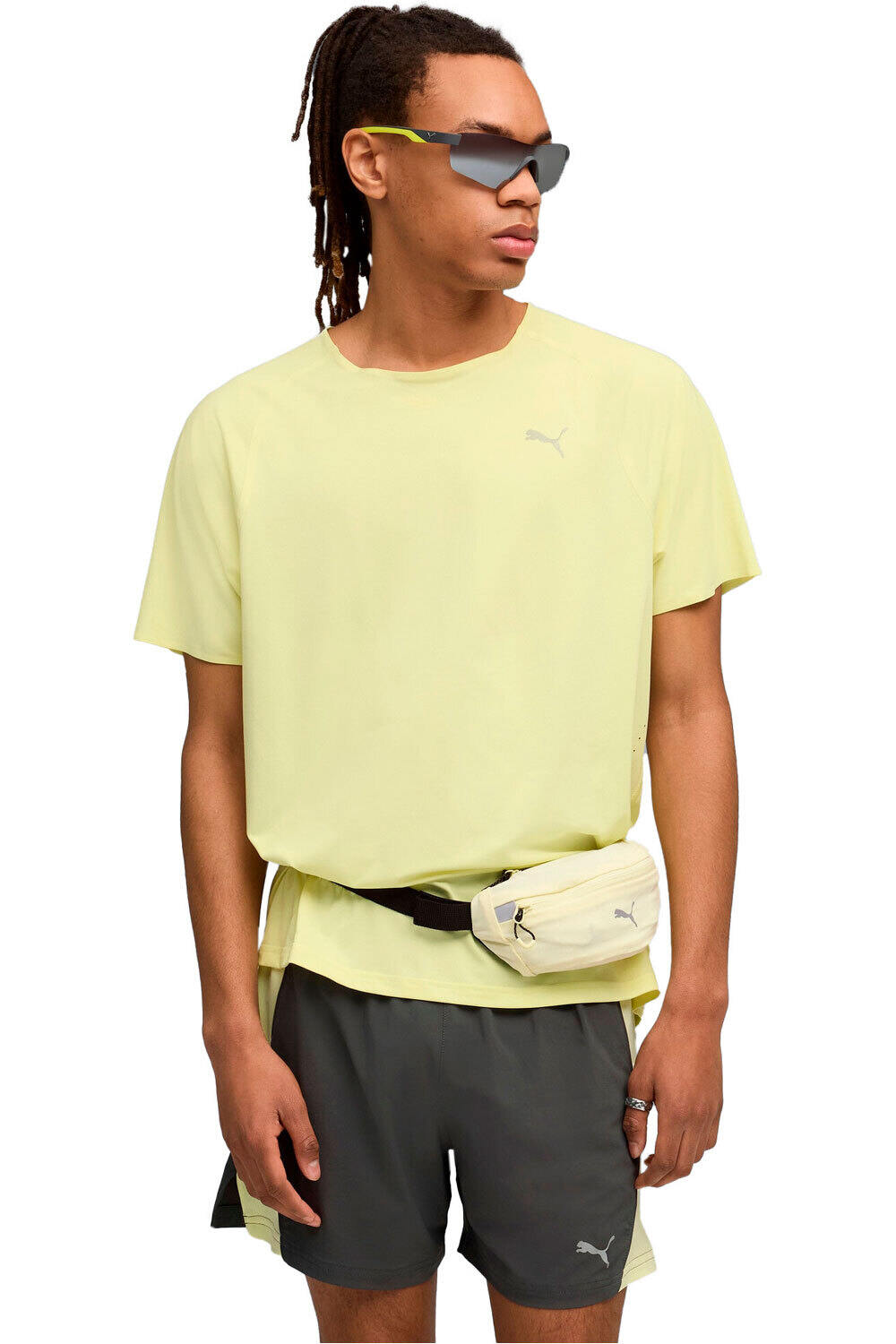 Puma camiseta técnica manga corta hombre M RUN CLOUDSPUN TEE vista frontal