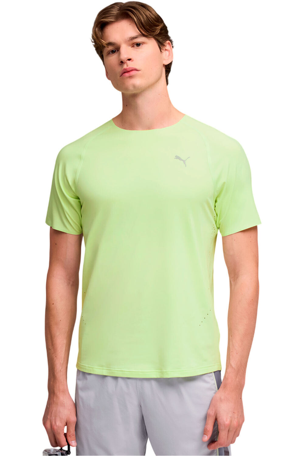 Puma camiseta técnica manga corta hombre M RUN CLOUDSPUN TEE vista frontal