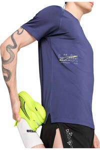 Puma camiseta técnica manga corta hombre M RUN GRAPHIC MESH T vista detalle