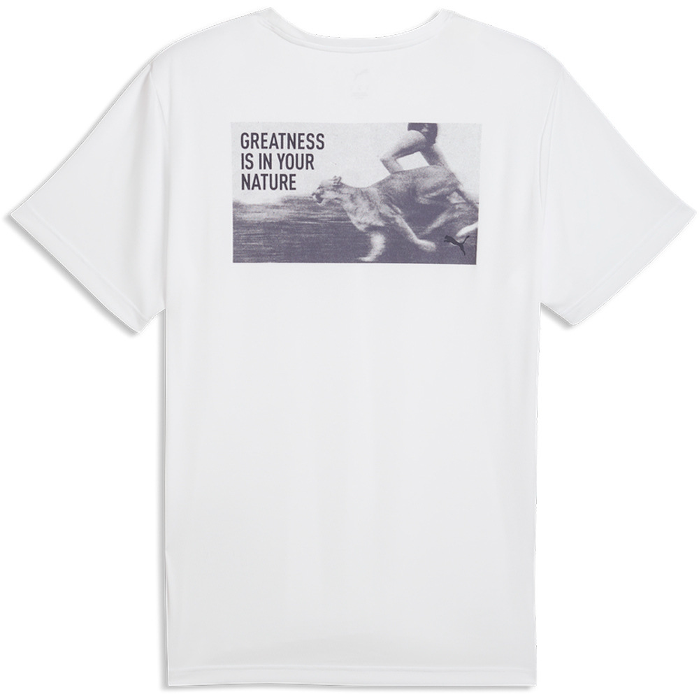 Puma camiseta técnica manga corta hombre M RUN GREATNESS GRAP vista trasera