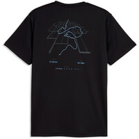 Puma camiseta técnica manga corta hombre M Run Illustrative G vista trasera