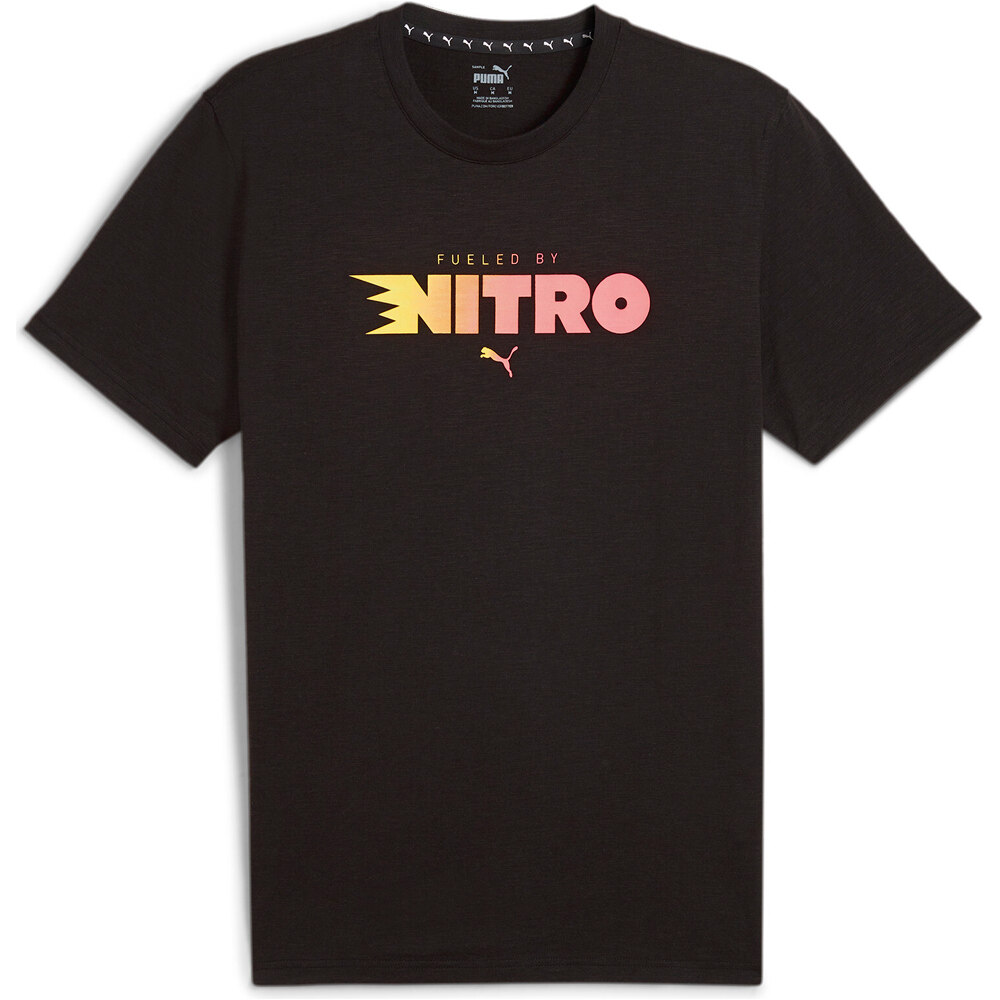 Puma camiseta técnica manga corta hombre Mens Graphic Run Ni vista trasera