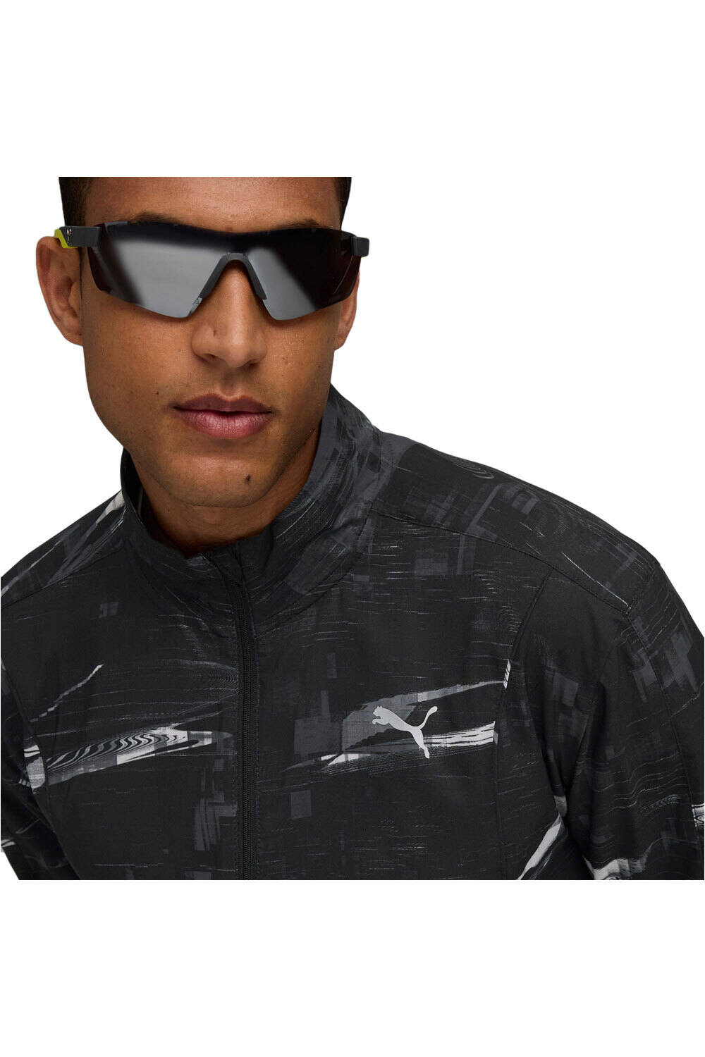 Puma camiseta técnica manga larga hombre M RUN VELOCITY AOP J vista detalle