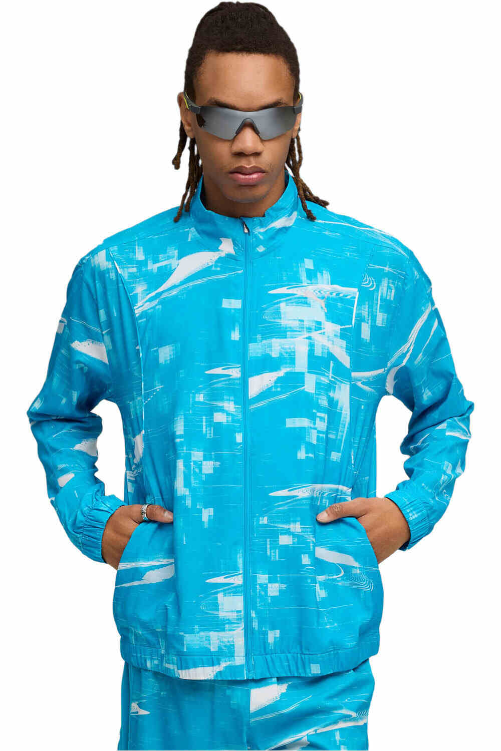 Puma camiseta técnica manga larga hombre M RUN VELOCITY AOP J vista frontal