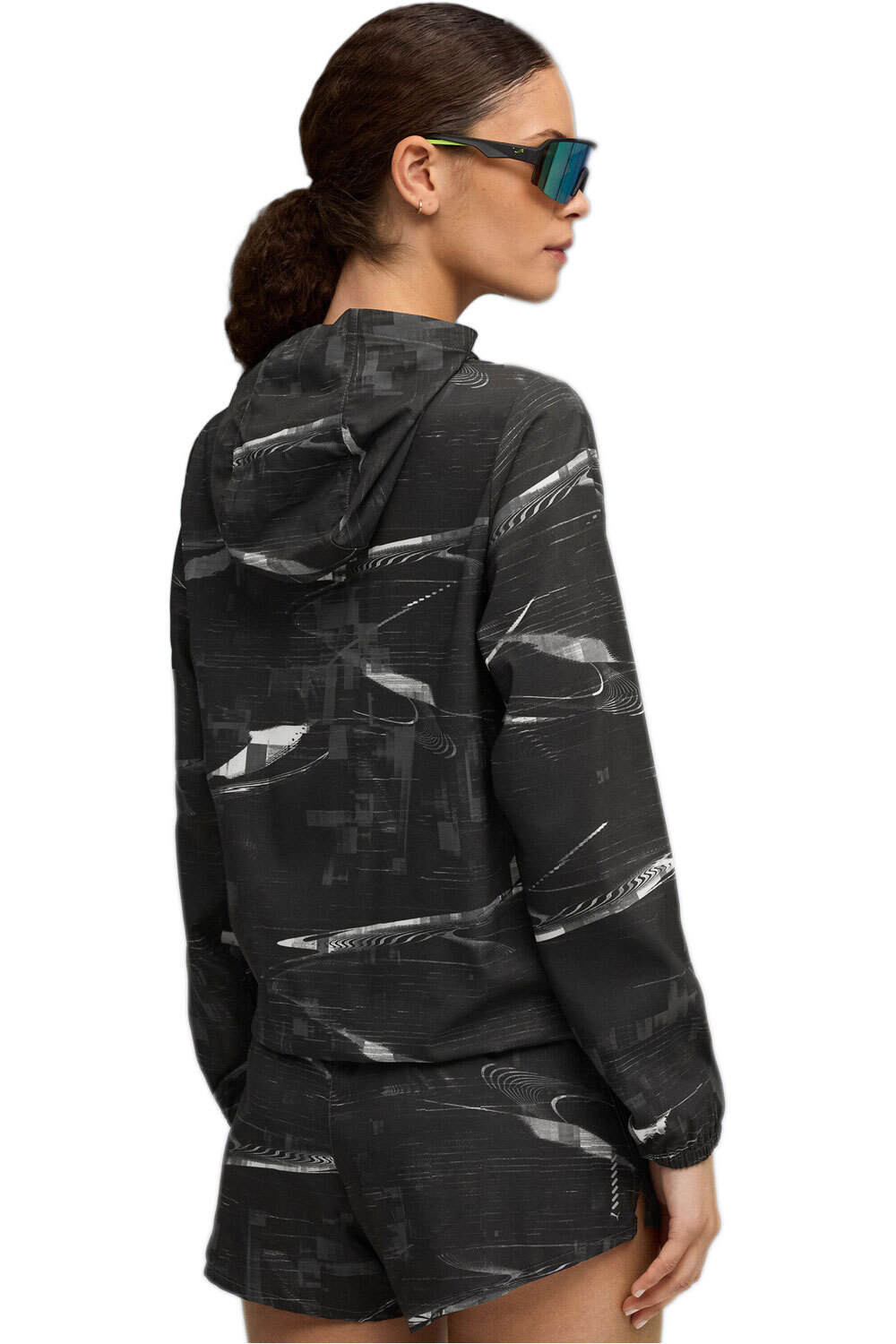 Puma camiseta técnica manga larga mujer W Run Velocity AOP W vista trasera