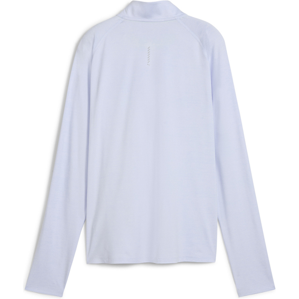 Puma camiseta técnica manga larga mujer W RUN VELOCITY CLOUDSPUN 1/4 ZIP vista trasera
