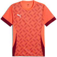 Puma camiseta tenis manga corta hombre Individual Padel Graphic Jersey vista frontal