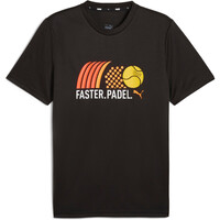 Puma camiseta tenis manga corta hombre Individual Padel Graphic Tee 2.0 vista detalle