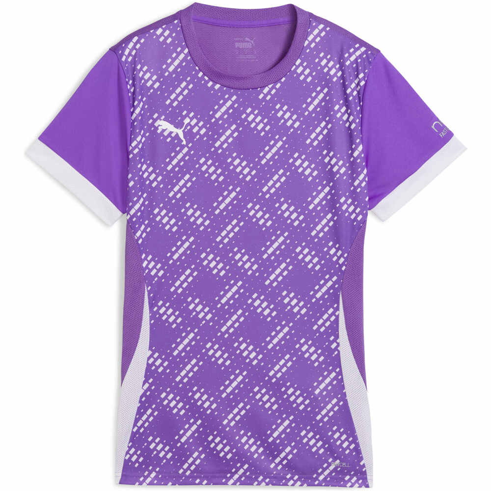 Puma camiseta tenis manga corta mujer Individual Padel Graphic Jersey Wmn vista frontal