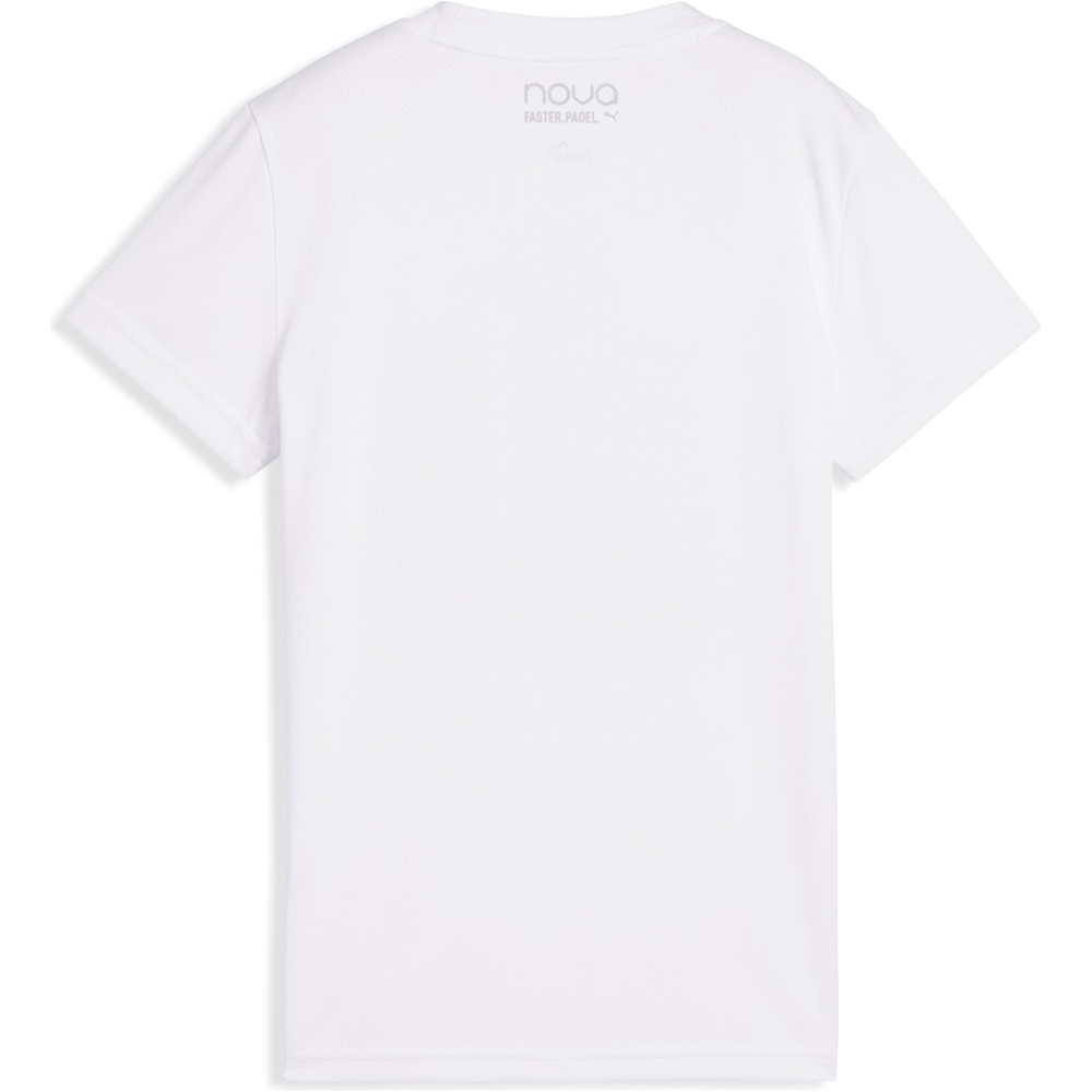 Puma camiseta tenis manga corta mujer Individual Padel Graphic Tee Wmn 03