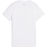 Puma camiseta tenis manga corta mujer Individual Padel Graphic Tee Wmn 03