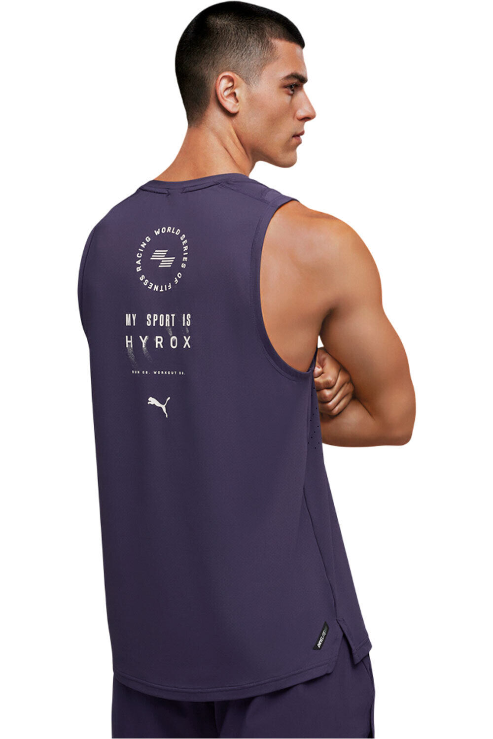 Puma camiseta tirantes fitness hombre M PUMA X HYROX DRYEL vista trasera