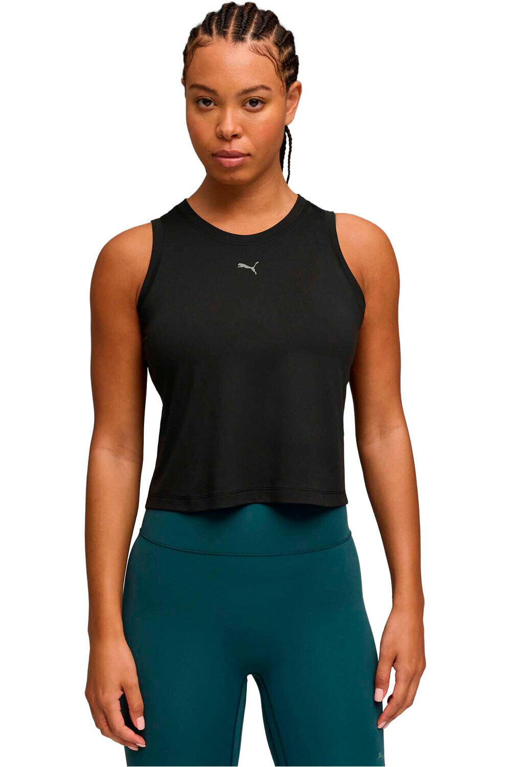 Puma camiseta tirantes fitness mujer W CLOUDSPUN SLEEVELE vista frontal