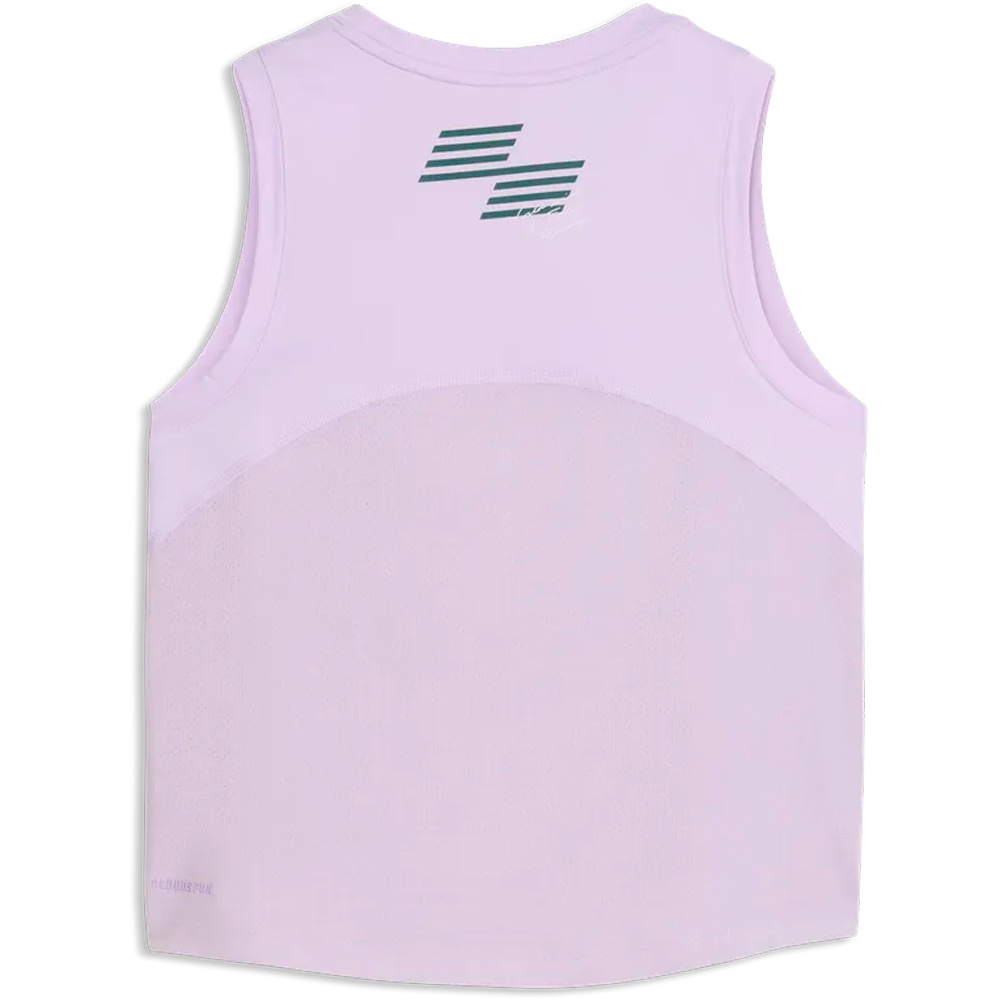 Puma camiseta tirantes fitness mujer W PUMA X HYROX CLOUD vista trasera