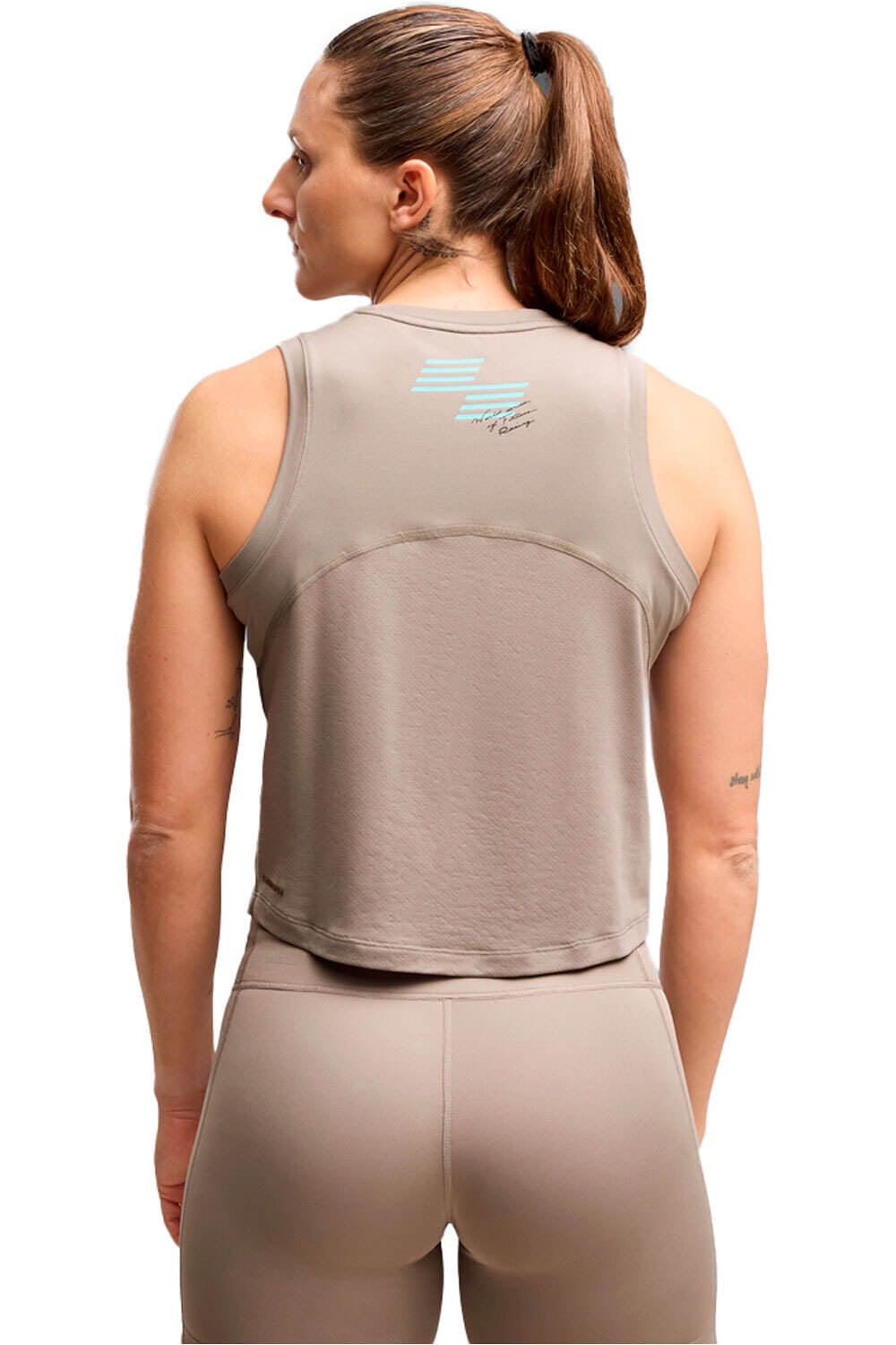 Puma camiseta tirantes fitness mujer W PUMA X HYROX CLOUD vista trasera