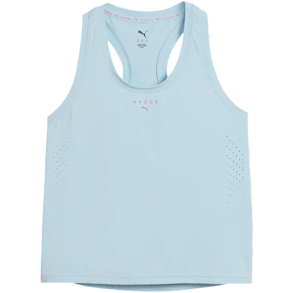 Puma camiseta tirantes fitness mujer W PUMA X HYROX DRYEL vista detalle