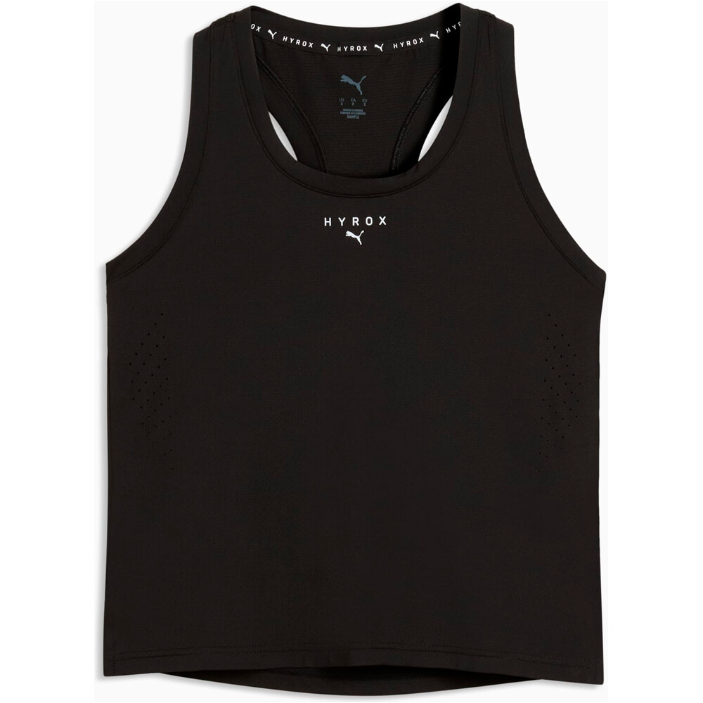 Puma camiseta tirantes fitness mujer W PUMA X HYROX DRYEL vista detalle